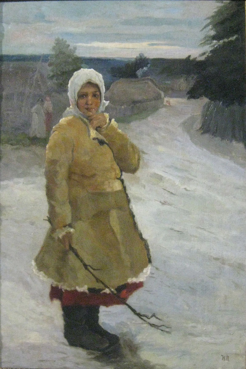 Ragazza in pelliccia - Kharkiv Art Museum